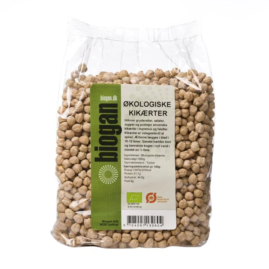 Biogan kikerter 1 kg