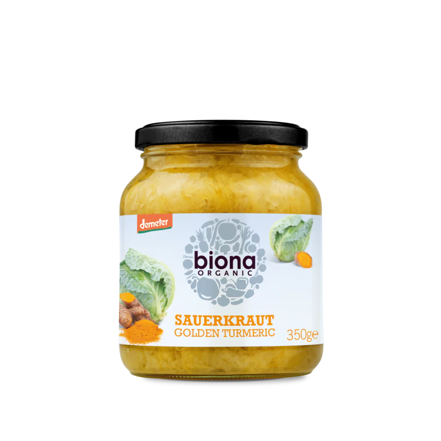 Biona golden turmeric sauerkraut 350 g