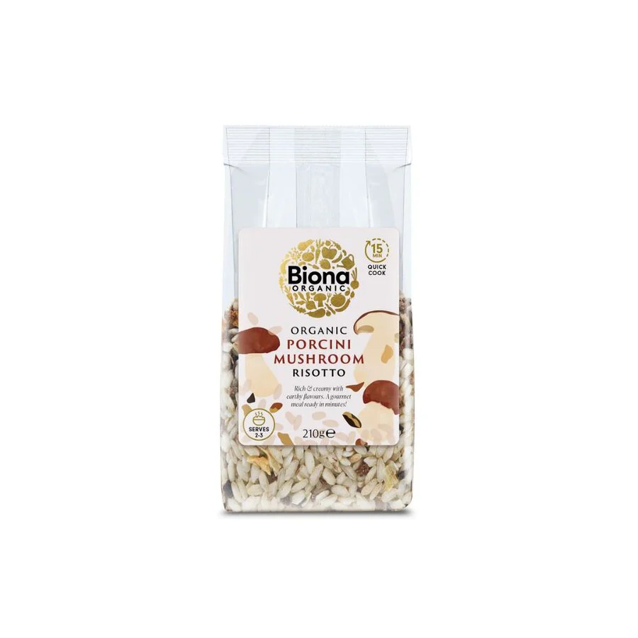 Biona økologisk risotto med steinsopp/porcini 210g