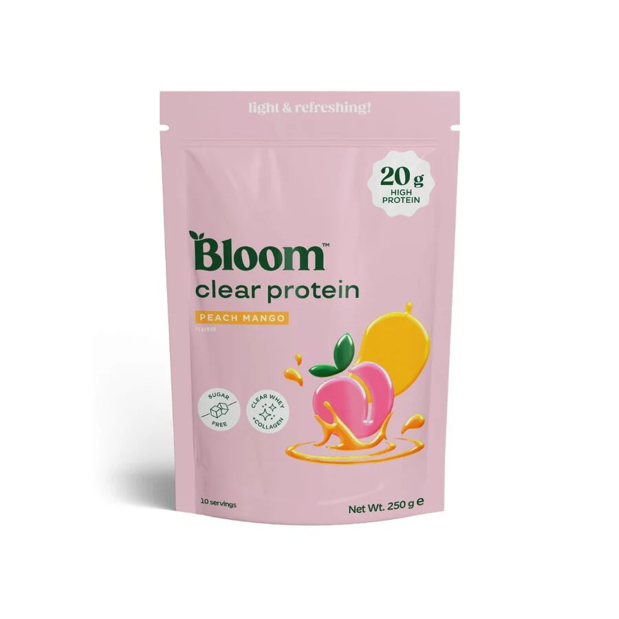 Bloom clear protein peach mango kosttilskudd 250 g