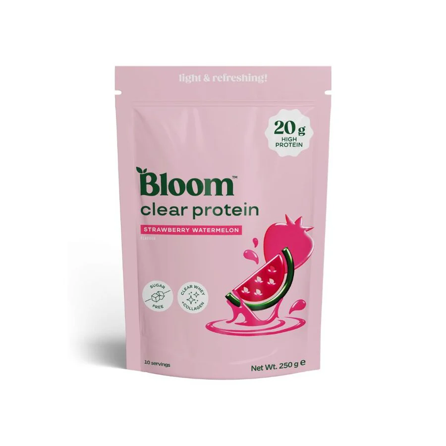 Bloom clear protein strawberry watermelon kosttilskudd 250 g