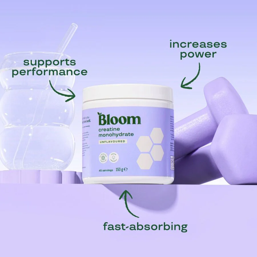Bloom creatine monohydrate unflavored kosttilskudd 153 g - Image 2