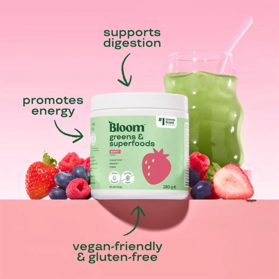 Bloom greens & superfoods berry 180 g - Image 2
