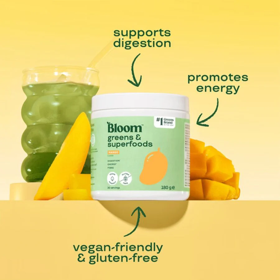 Bloom greens & superfoods mango 180 g - Image 2