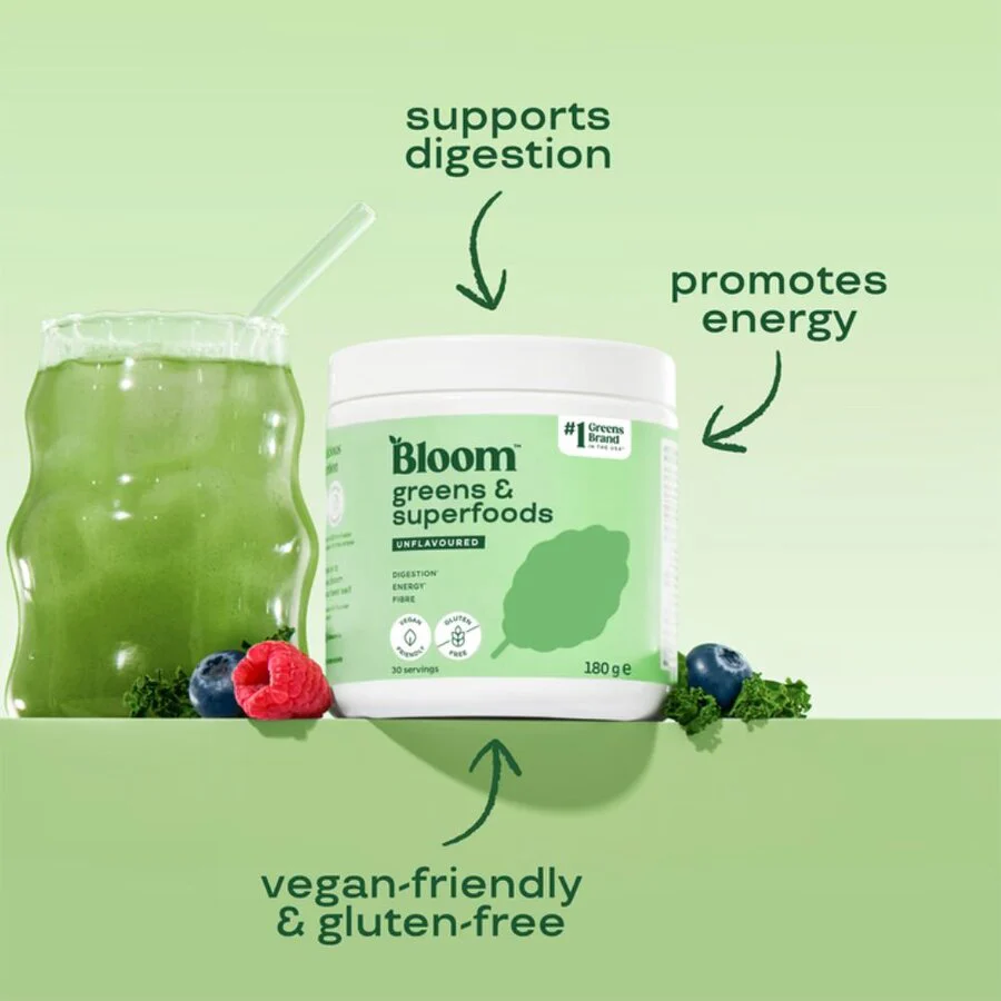 Bloom greens & superfoods unflavored 180 g - Image 2