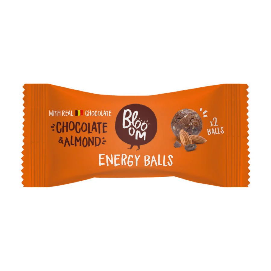 Blooom energy balls sjokolade og mandler