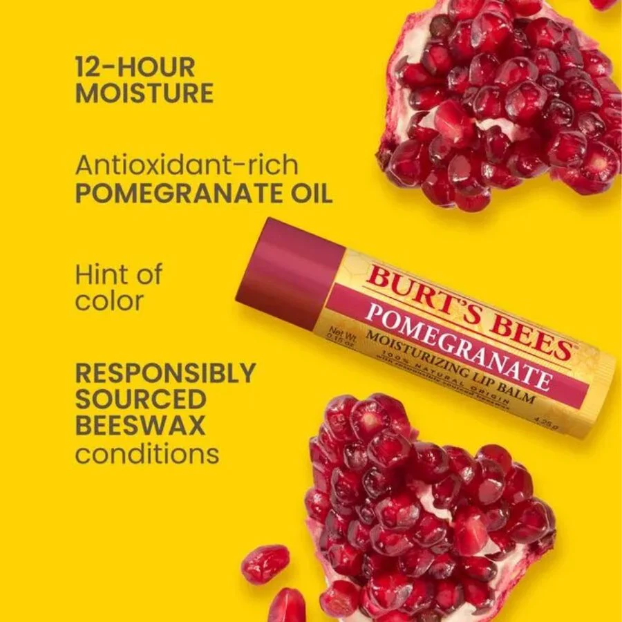Burt`s Bees pomegranate lip balm - Image 2