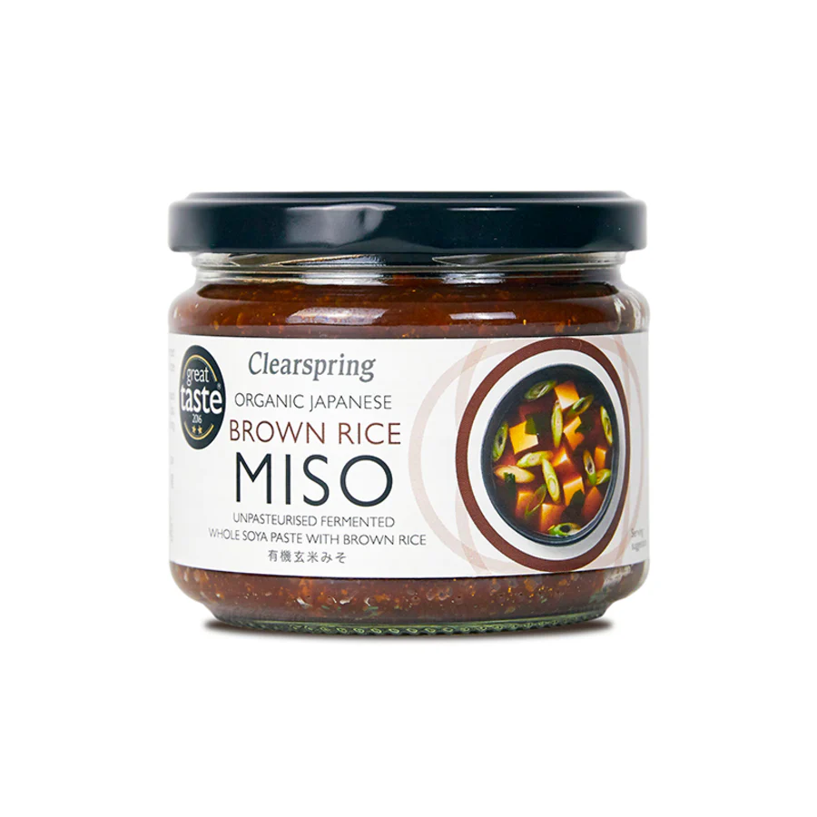 Clearspring brown rice miso upasteurisert 300 g
