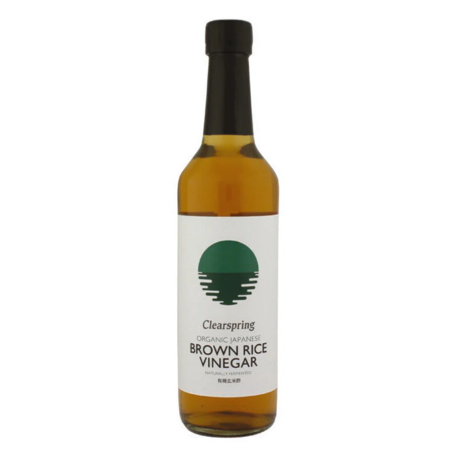 Clearspring økologisk brunriseddik 500 ml
