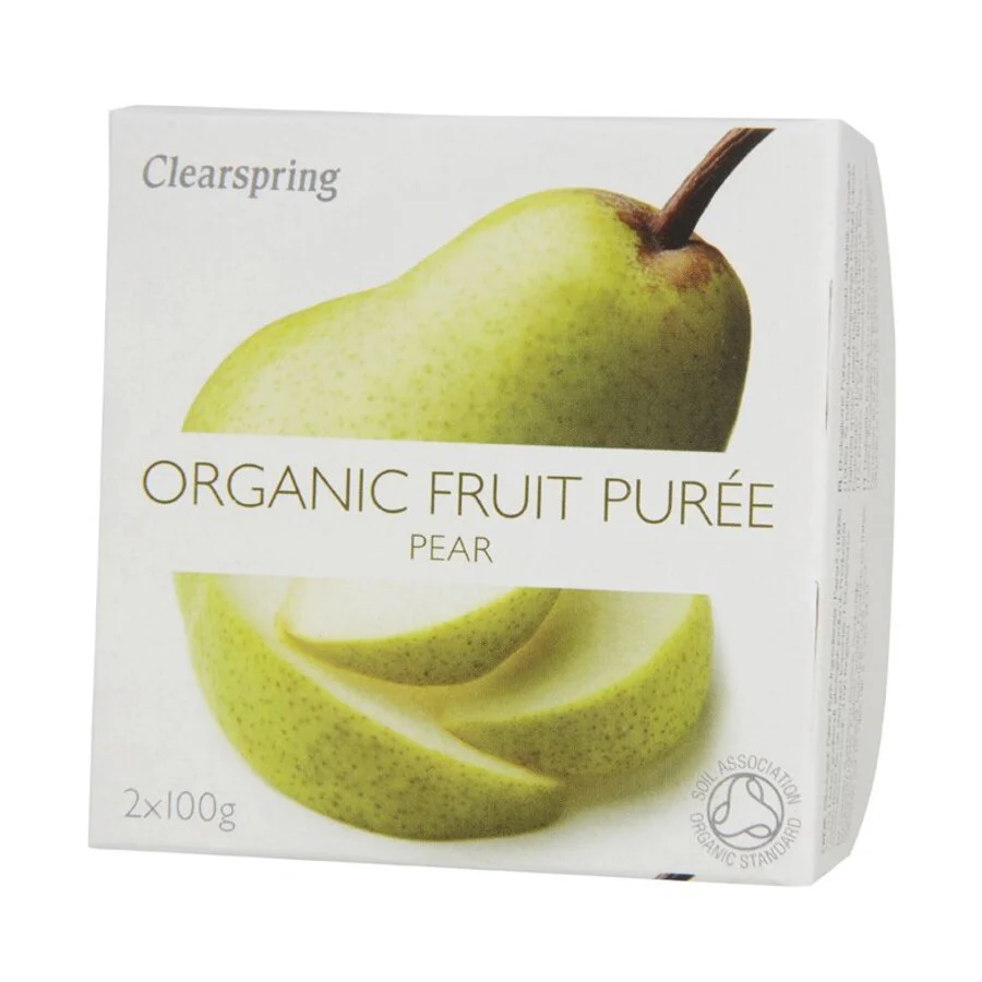 Clearspring fruktpuré pære 2x100 g