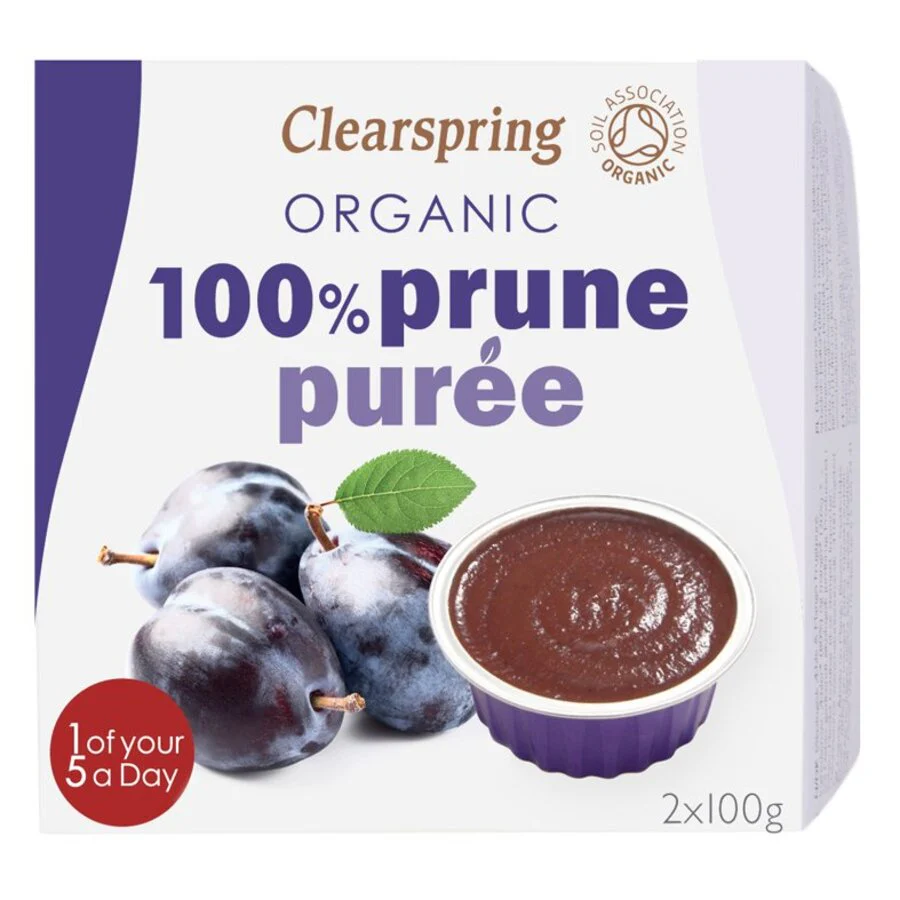 Clearspring fruktpuré svisker 2x100 g