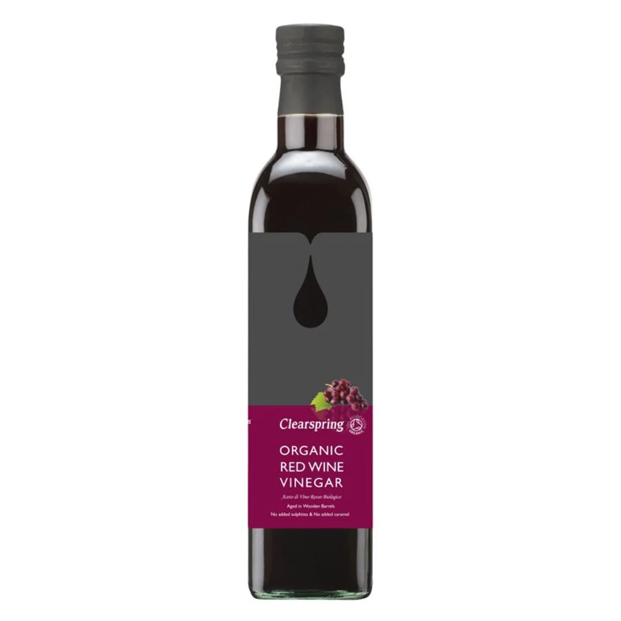 Clearspring økologisk rødvinseddik 500 ml