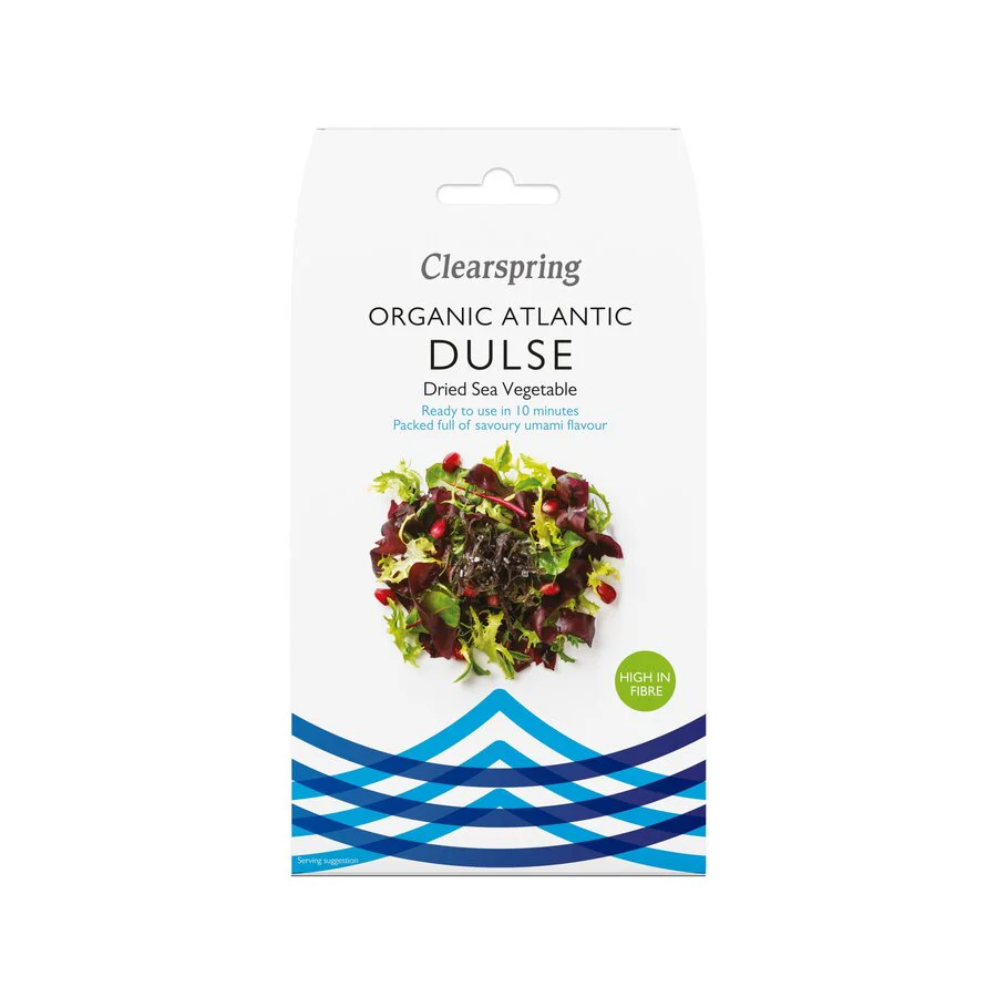Clearspring økologisk tørket sjøtang atlantic dulse 25 g