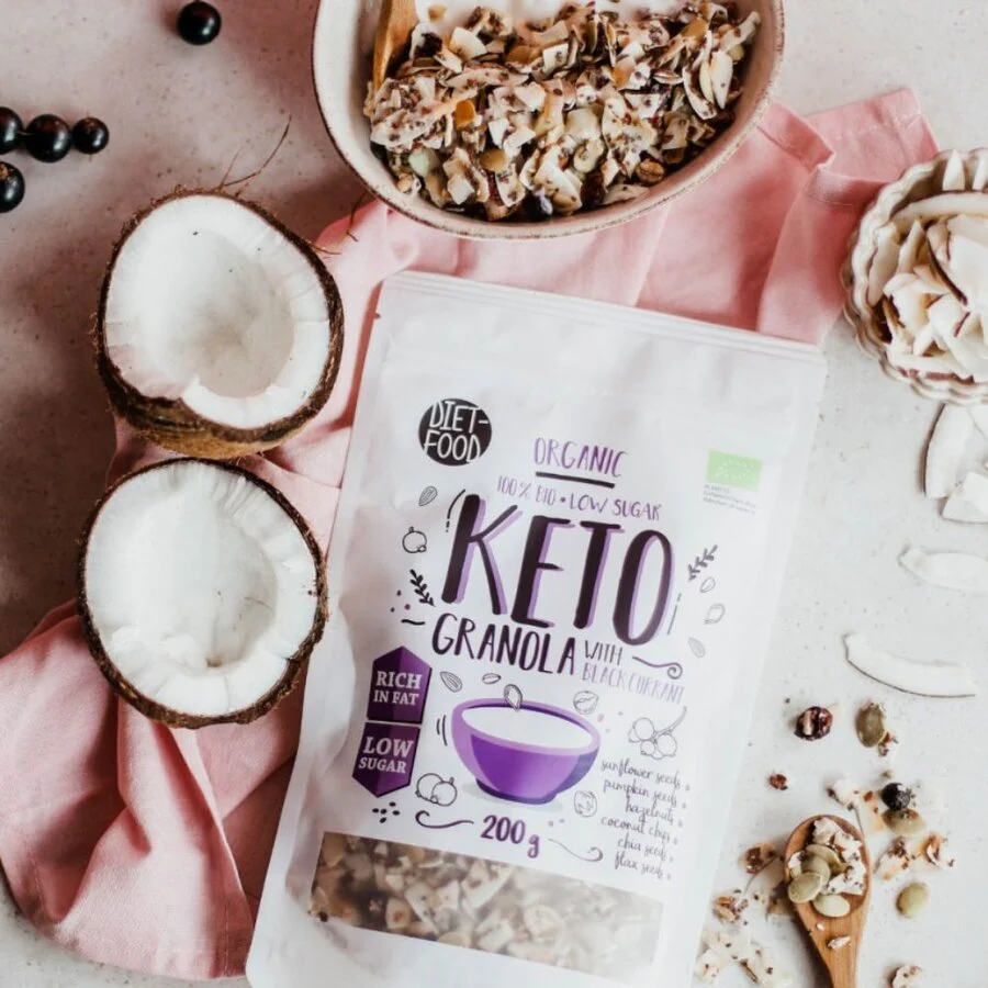 Diet Food keto granola solbær 200 g - Image 2
