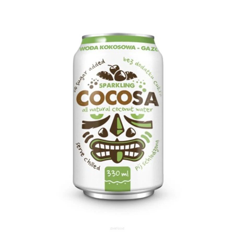 Diet food sparkling coconut water 330 ml