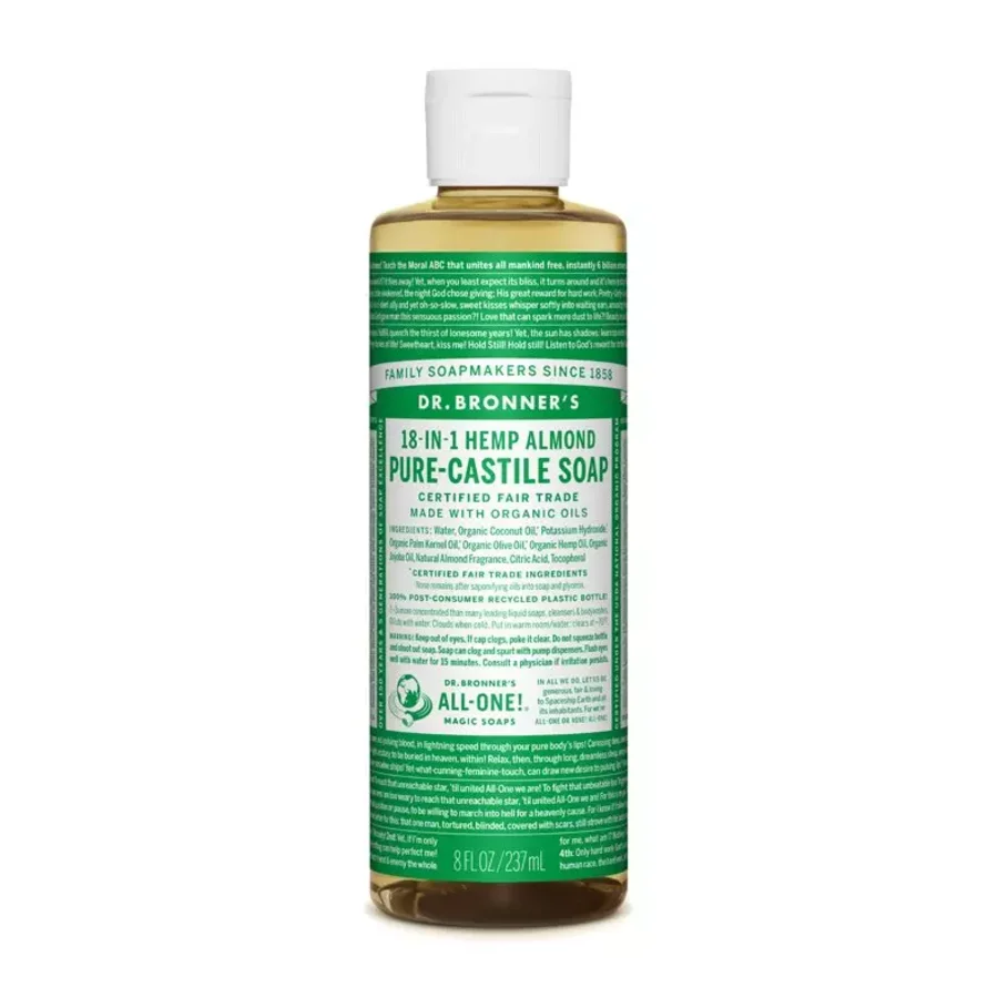 Dr Bronner mandel såpe 240 ml