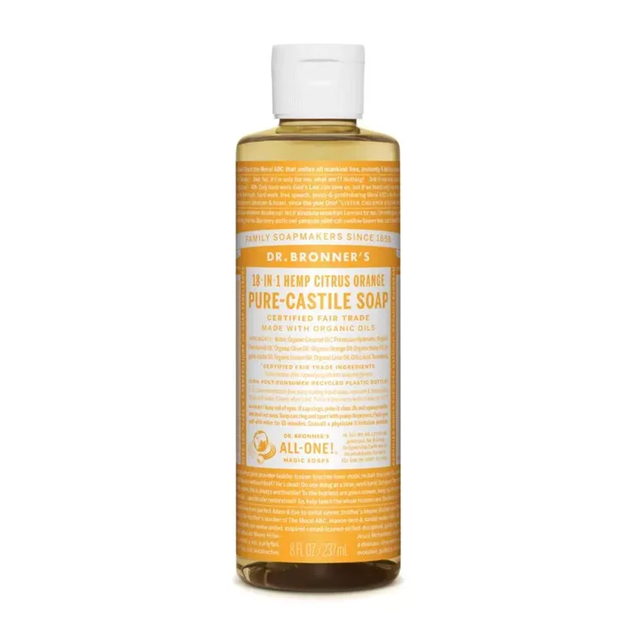 Dr Bronner sitron & appelsin såpe 240 ml