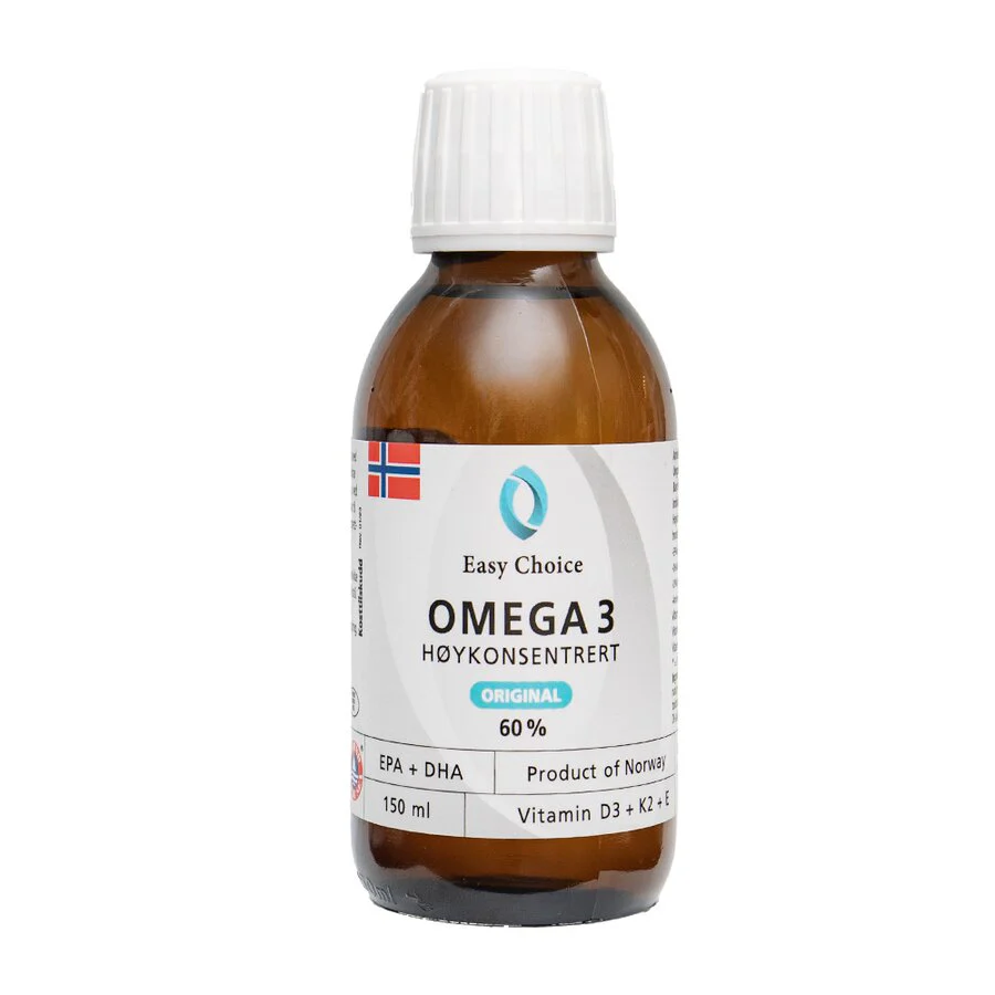 Easy Choice omega 3 høykonsentrert med K2 150 ml