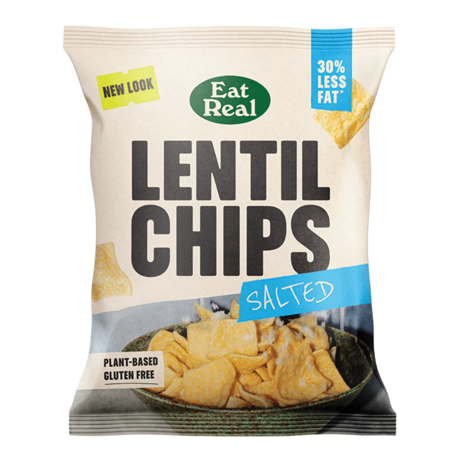 Eat Real linsechips med salt 95 g
