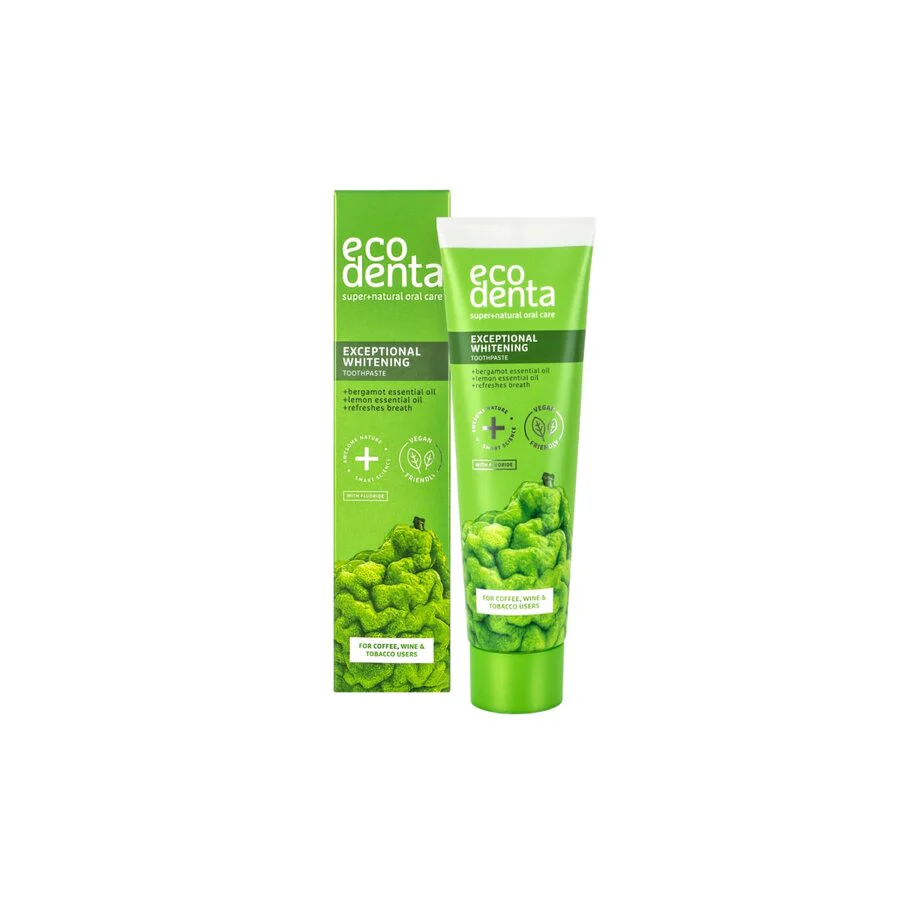 Ecodenta Exceptional Whitening Tannkrem med Bergamot 100 ml