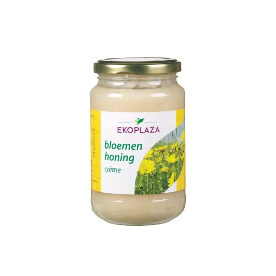 Ekoplaza økologisk blomsterhonning kremet 450 g