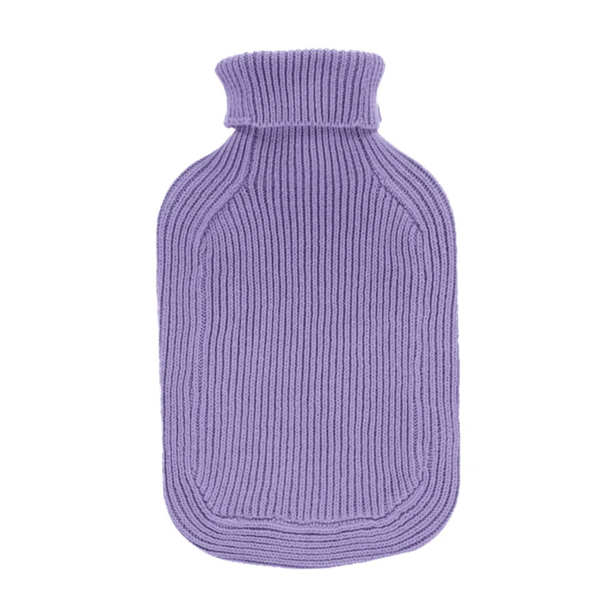 Fashy varmeflaske strikket lilla 2 L
