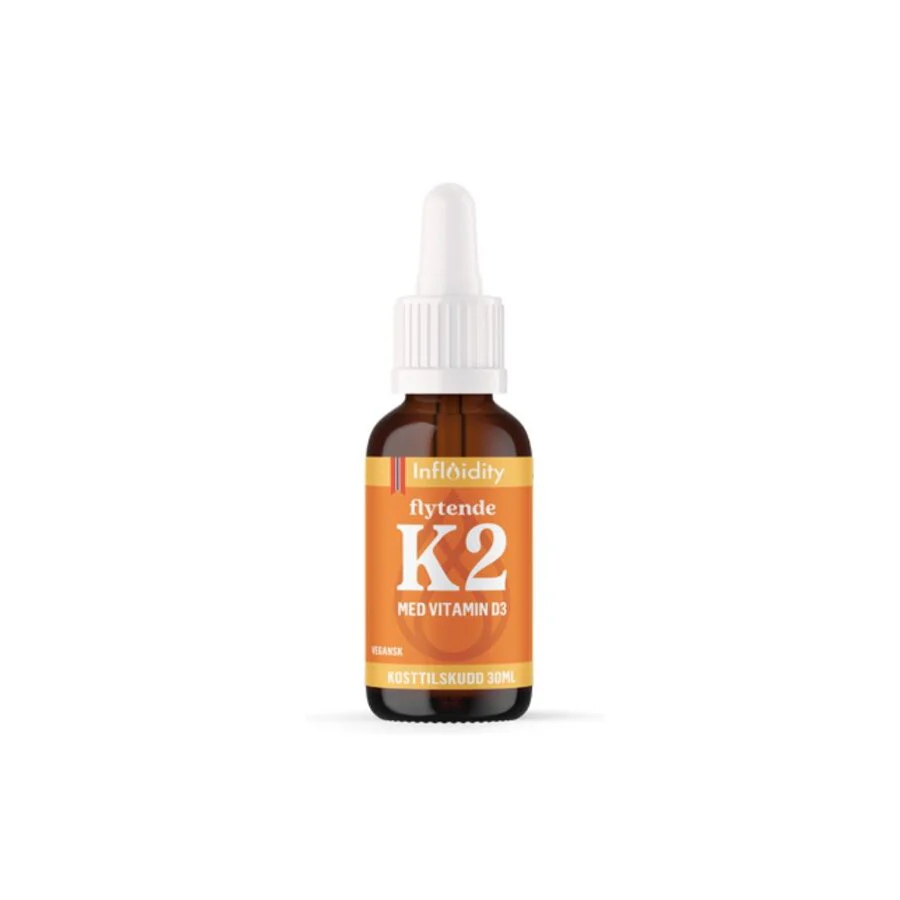 Influidity flytende K2 med vitamin D3 30 ml