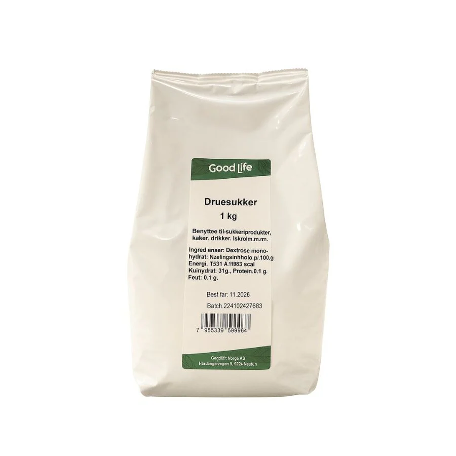 Goodlife druesukker 1 kg
