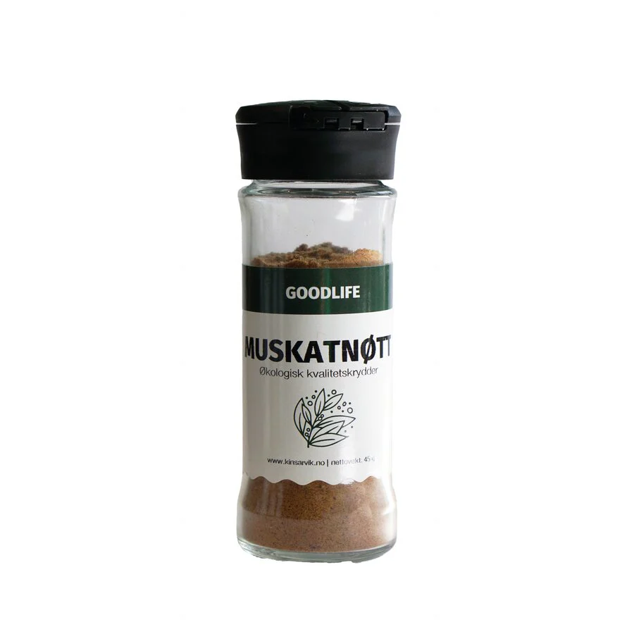 Goodlife malt økologisk muskatnøtt 45 g