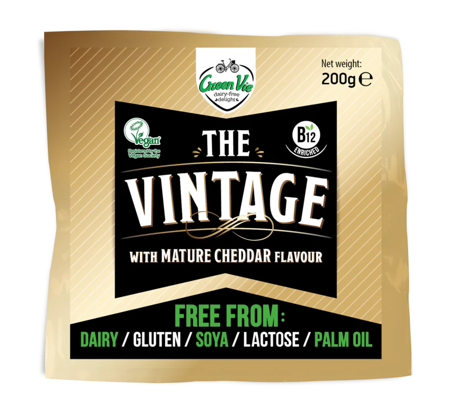 Greenvie Vintage Cheddar Blokk 200g