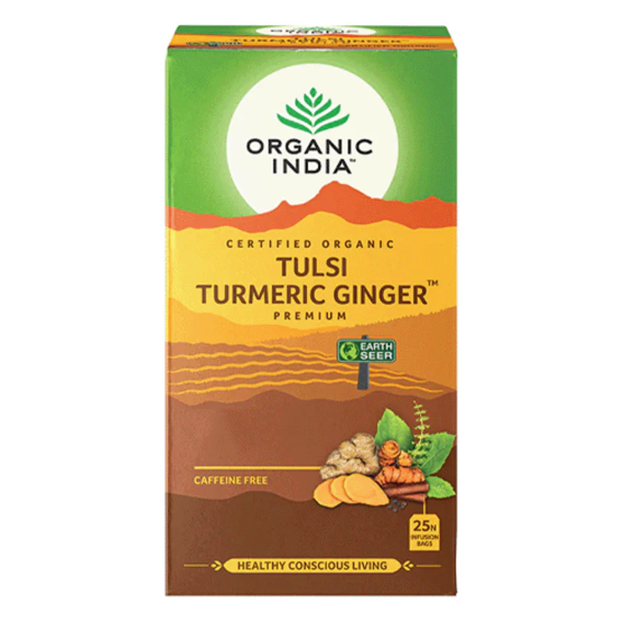 Organic India Tulsi turmeric & ginger 25 teposer