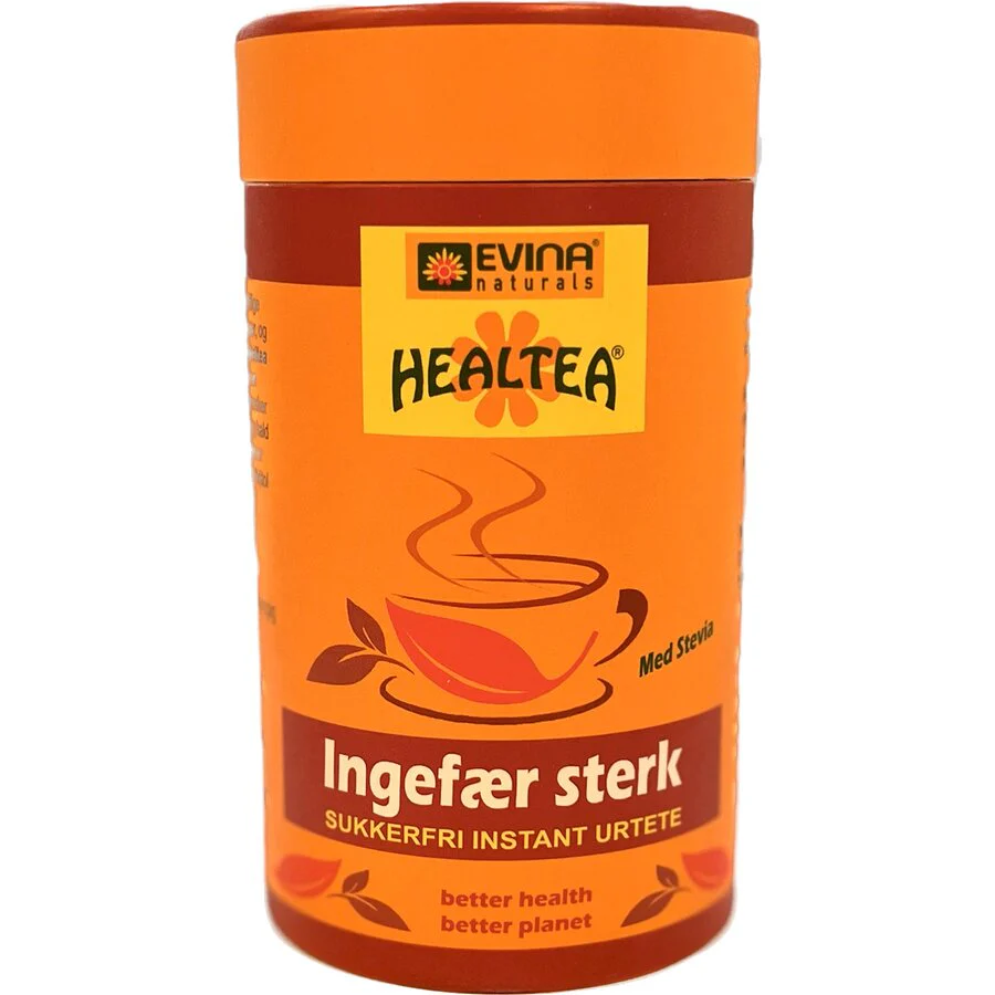 Healtea sterk ingefær sukkerfri instant urtete 225 g