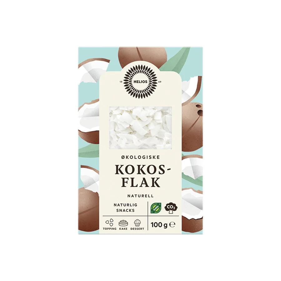 Helios kokosflak naturell 100 g
