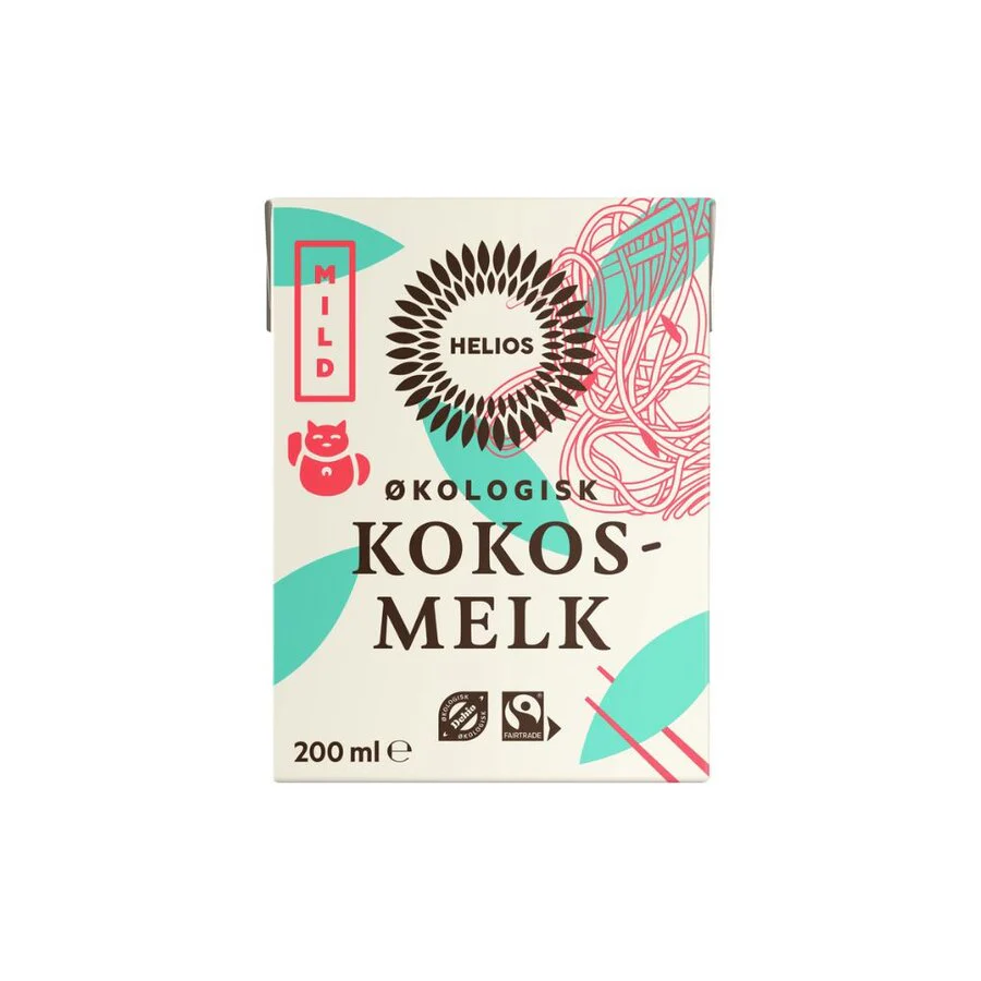 Helios kokosmelk 200 ml