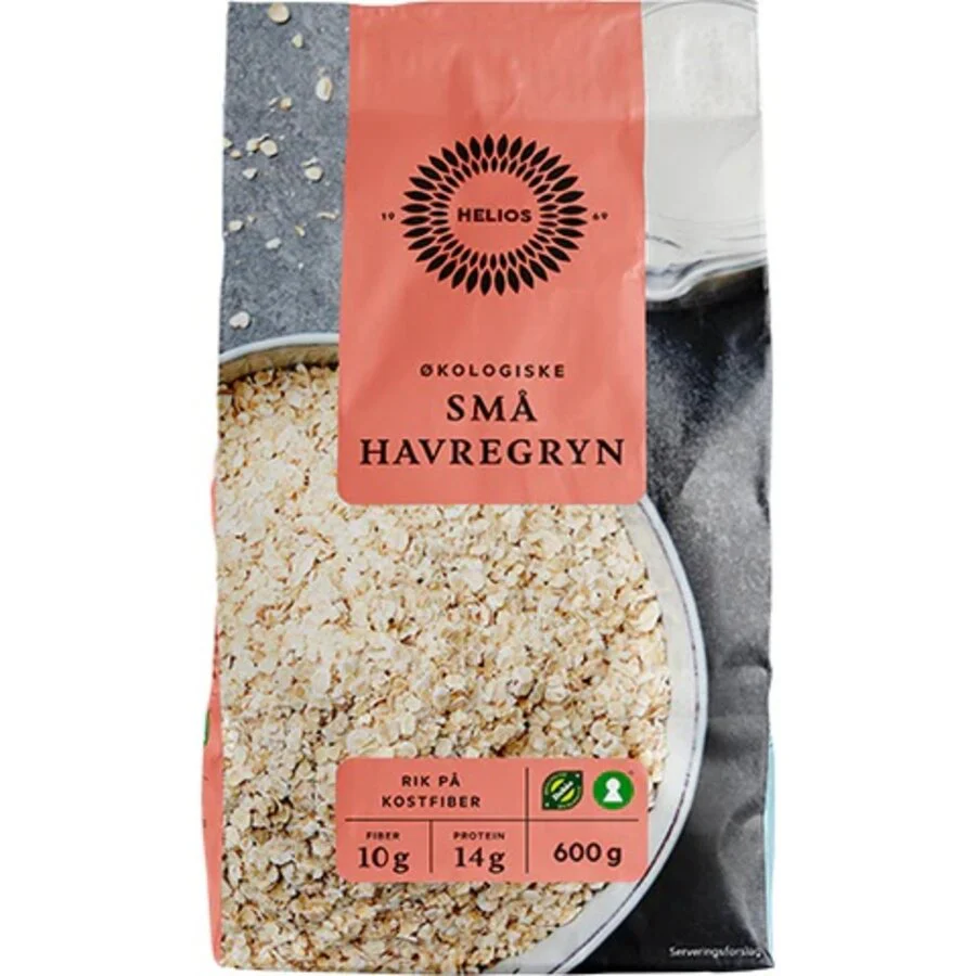 Helios små havregryn 600 g