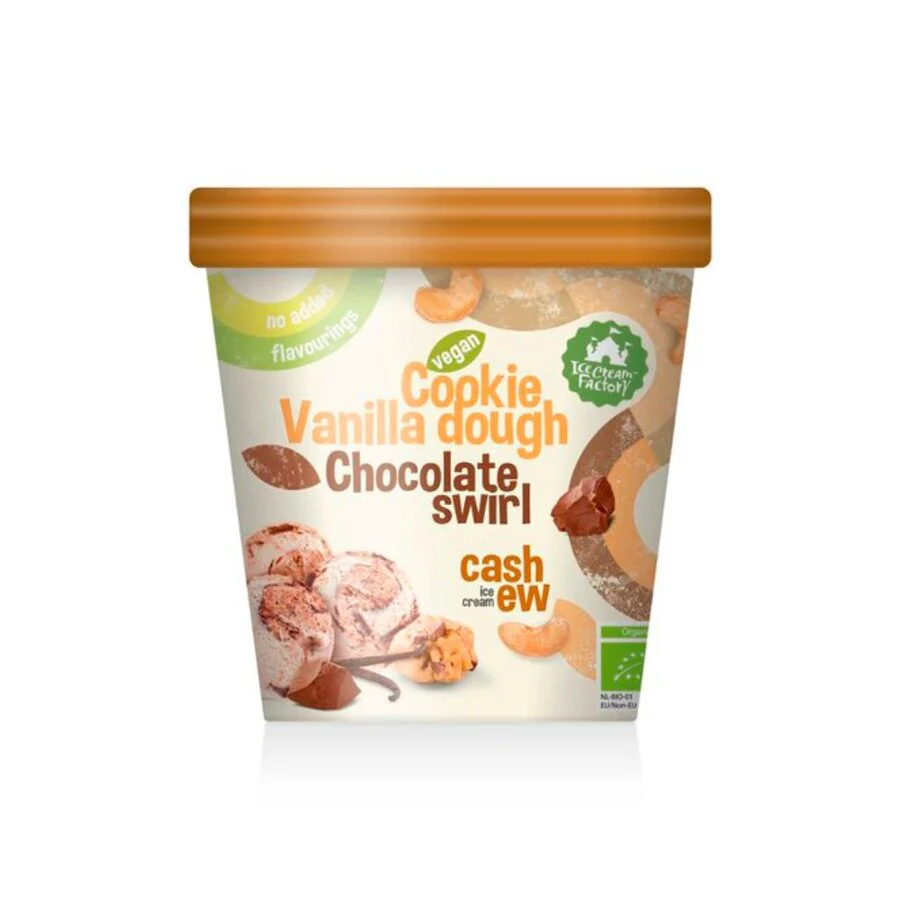 Ice Cream Factory cookie vanilla dough vegan 500 ml