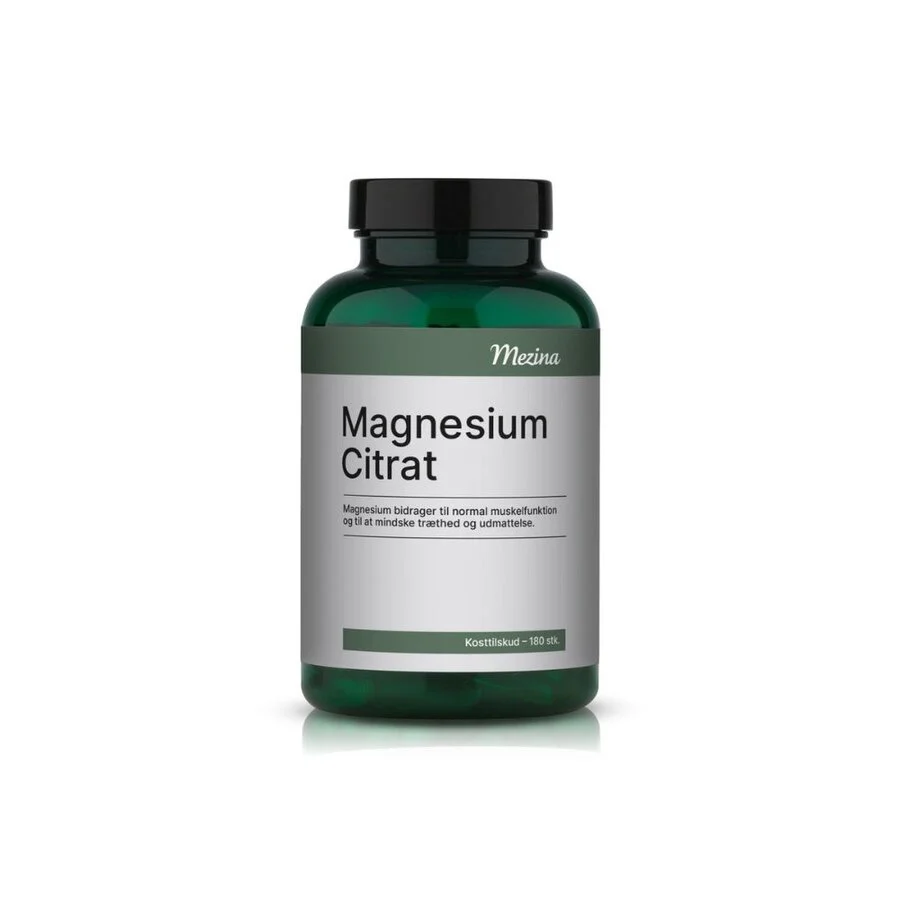 Mezina magnesium citrat 180 kapsler