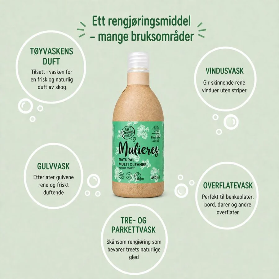 Mulieres natural multi cleaner nordic forest 450 ml - Image 3