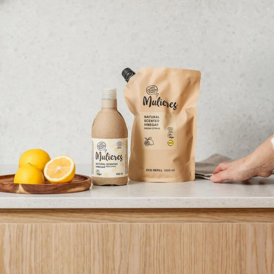 Mulieres natural scented vinegar fresh citrus refill 1 L - Image 2
