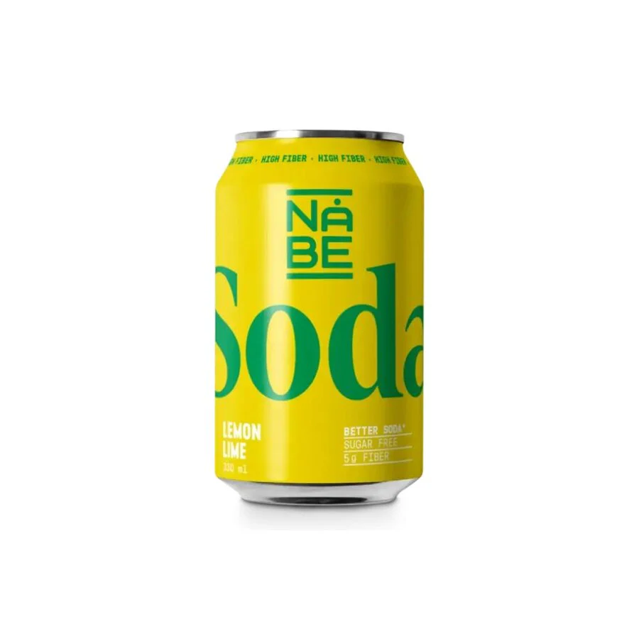 Nåbe soda lemon lime 330 ml