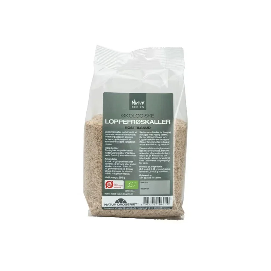 Natur Drogeriet økologisk loppefrøskall pulver 250 g