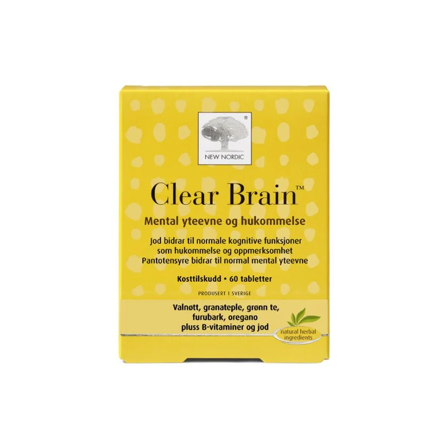 New Nordic Clear Brain 60 tab