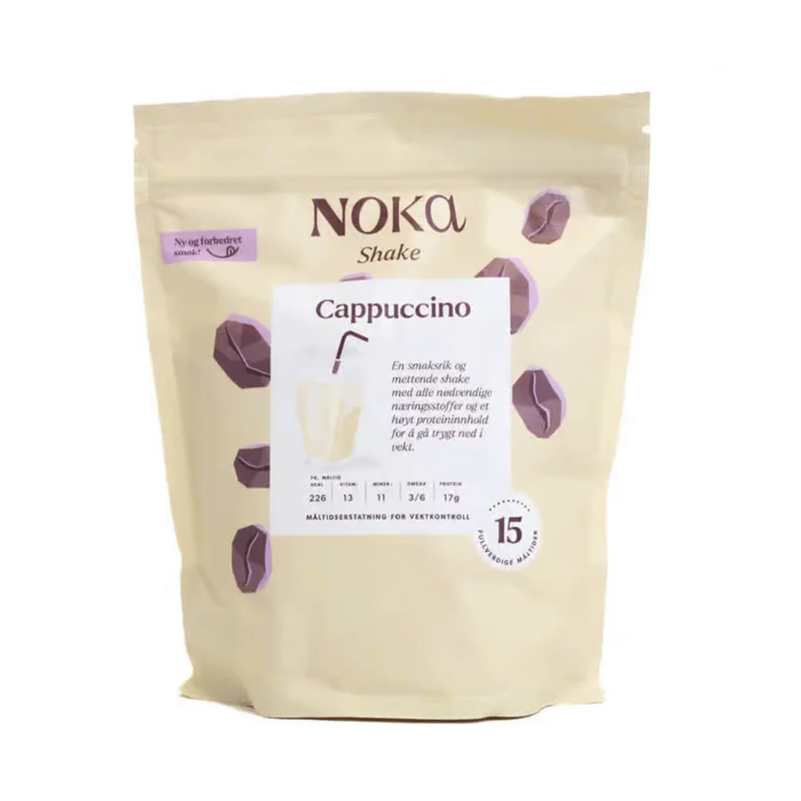Noka cappuccino milkshake 15 måltider
