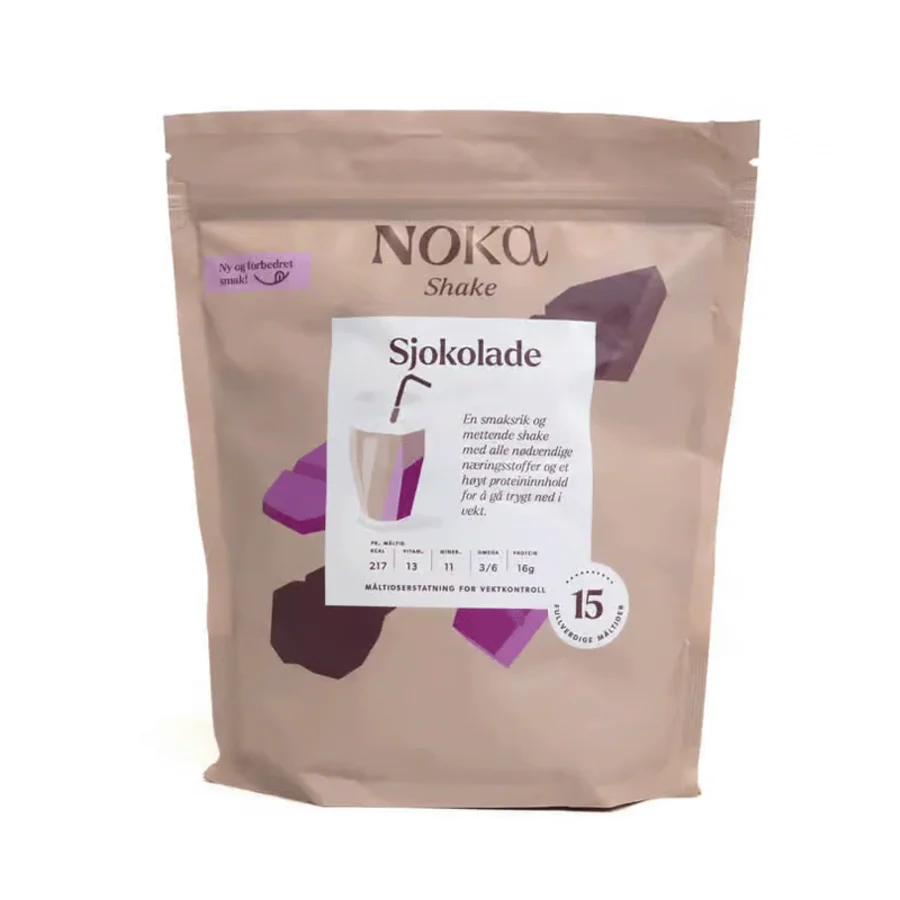 Noka sjokolade milkshake 15 måltider