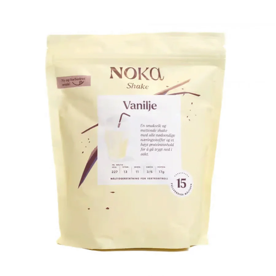 Noka vanilje milkshake 15 måltider