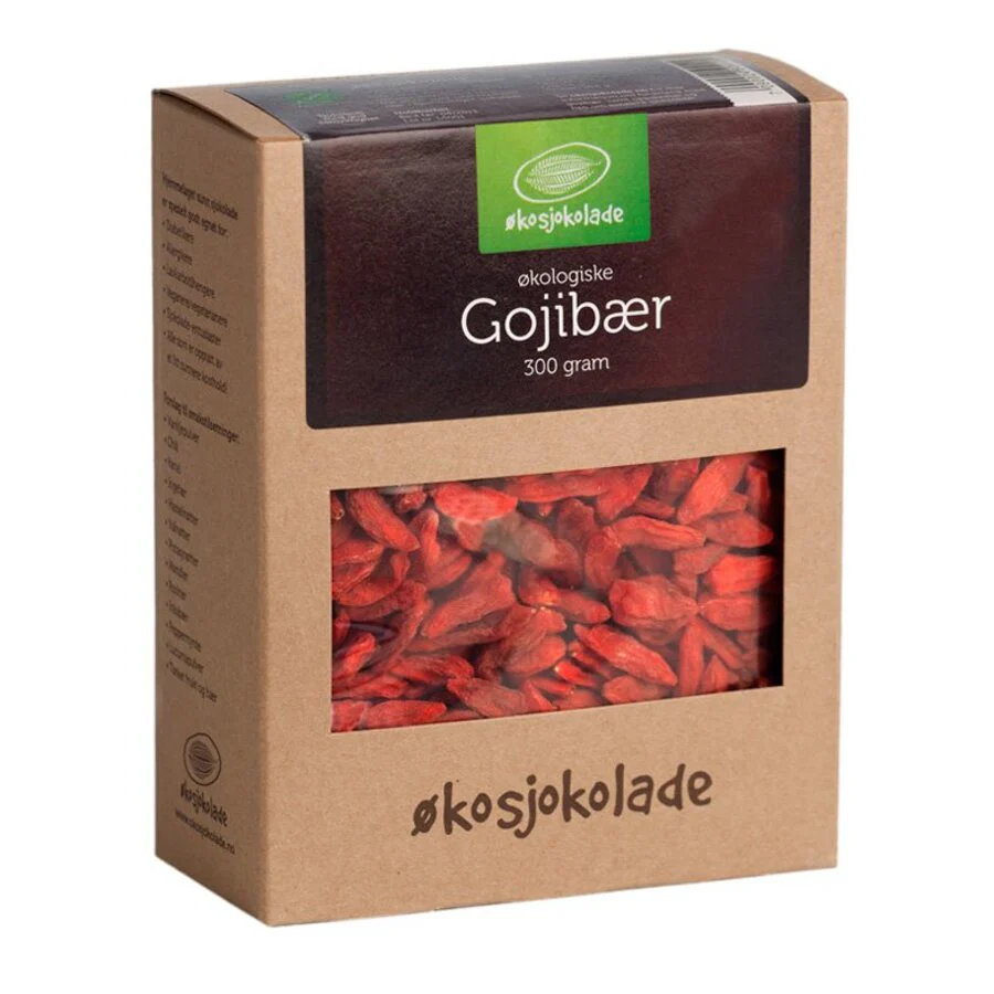 Økosjokolade gojibær 300 gr
