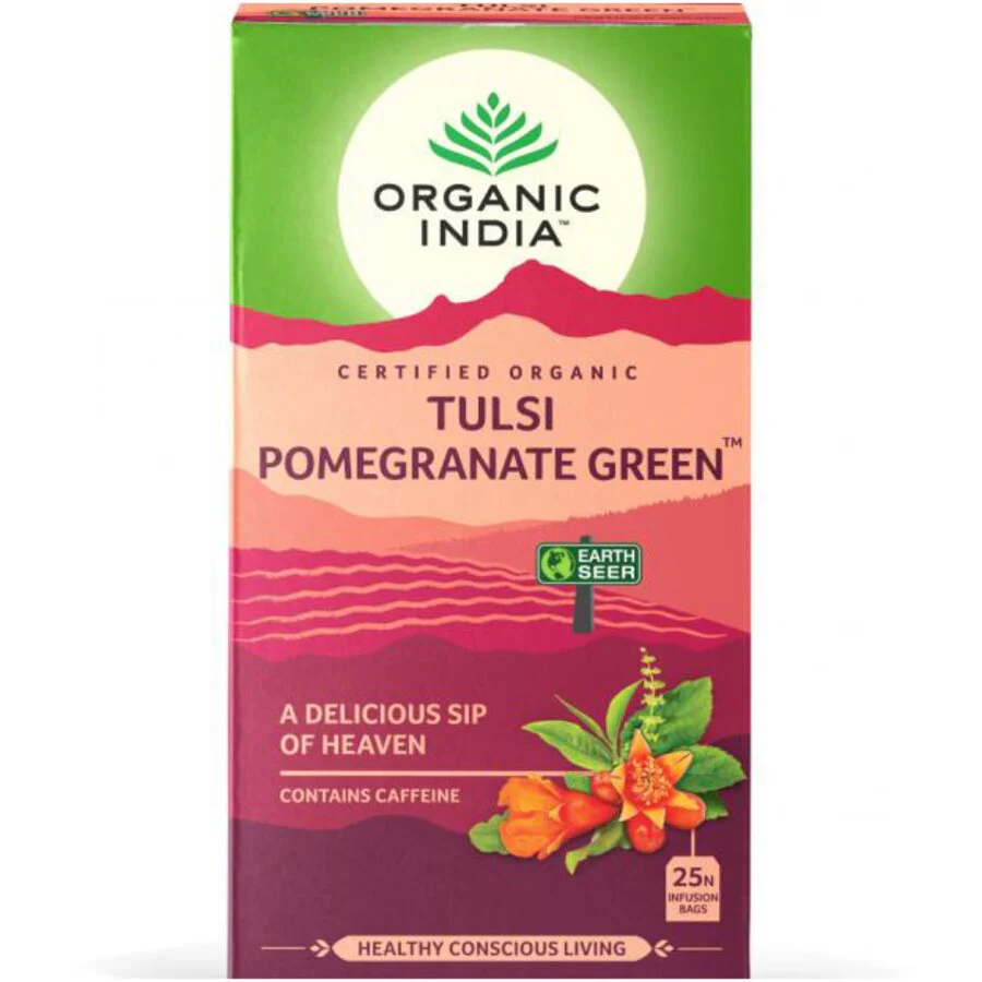 Organic India Tulsi pomegranate green 25 teposer