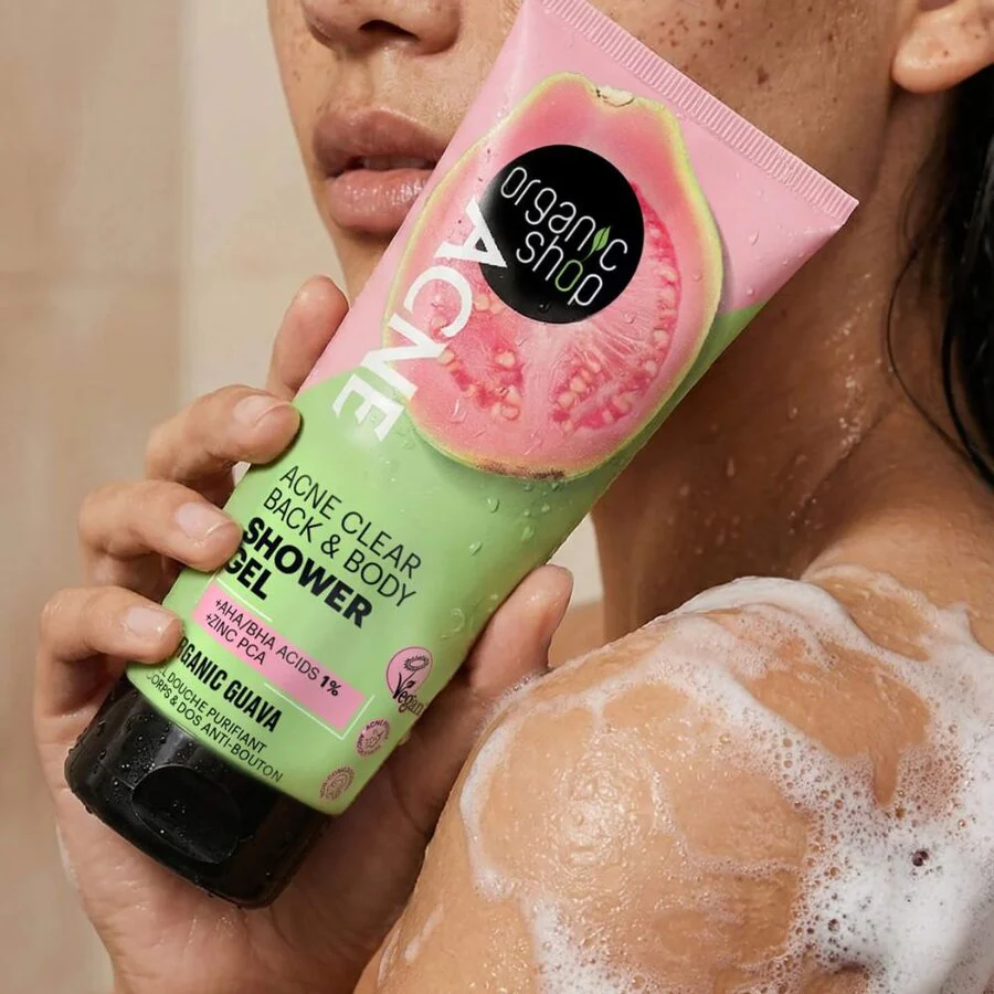 Organic Shop acne clear shower gel 200 ml - Image 2