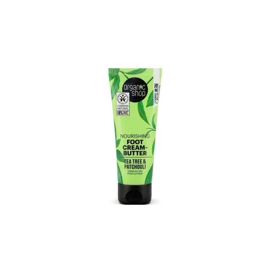 Organic Shop foot cream butter tea tree patchouli 75 ml