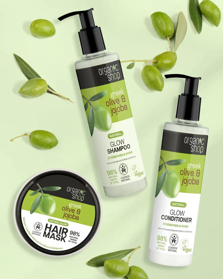 Organic Shop glow shampoo olive & jojoba 280 ml - Image 2